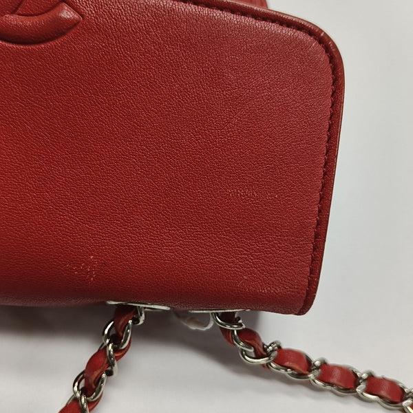 Quilted Lambskin Red