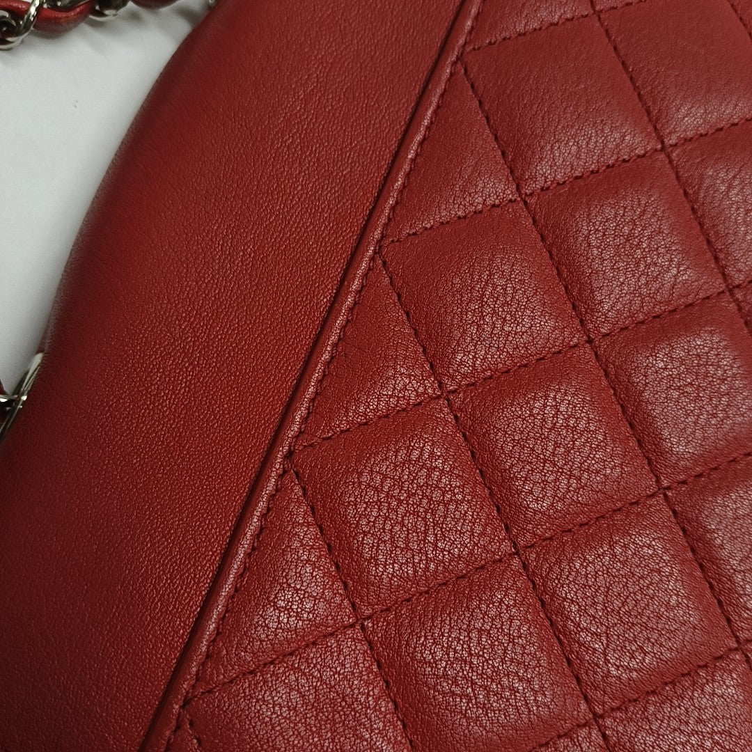 Quilted Lambskin Red