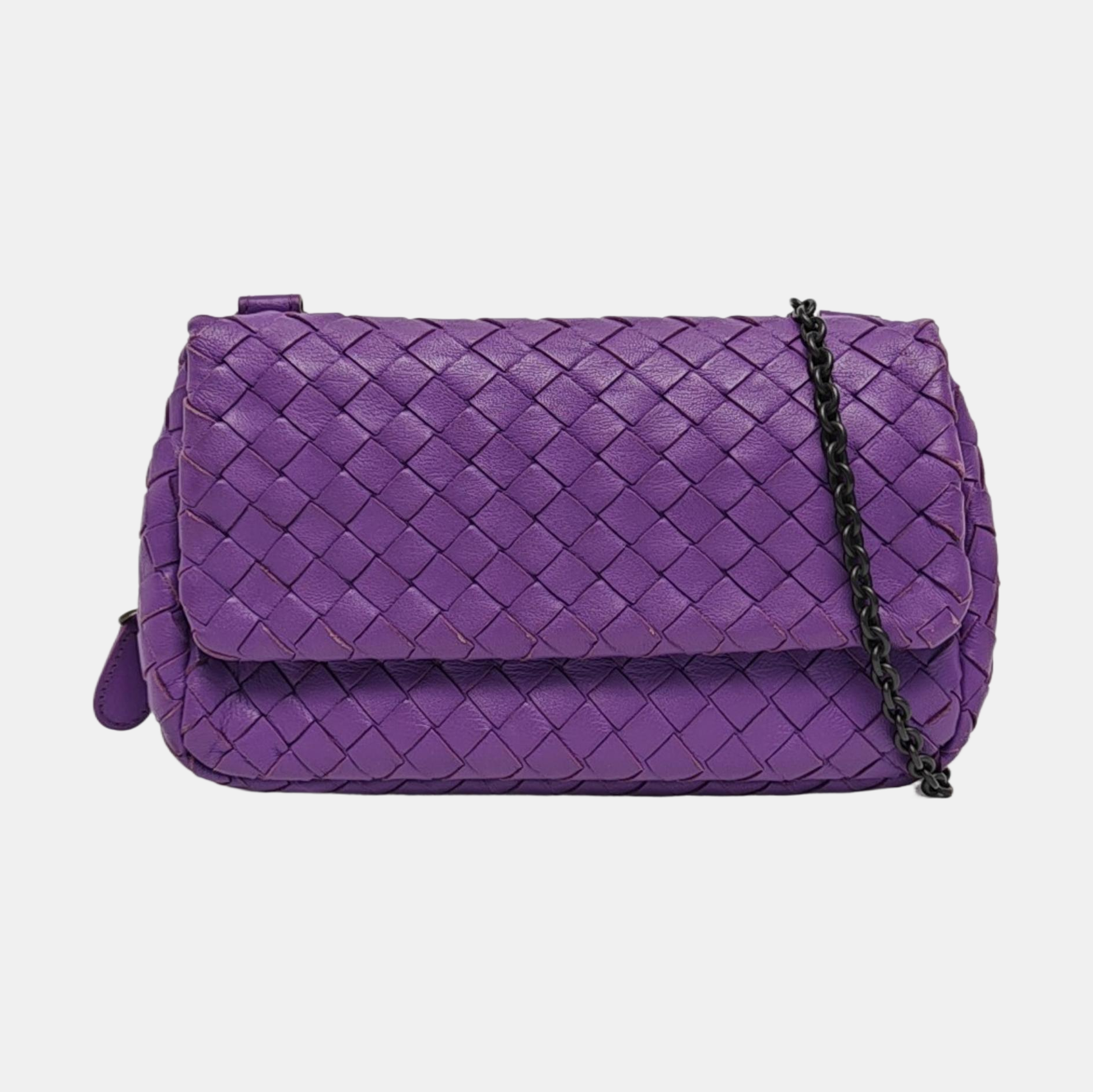 Authenticated pre-owned  Olimpia Lambskin Purple - Shoulder Bag at Looply