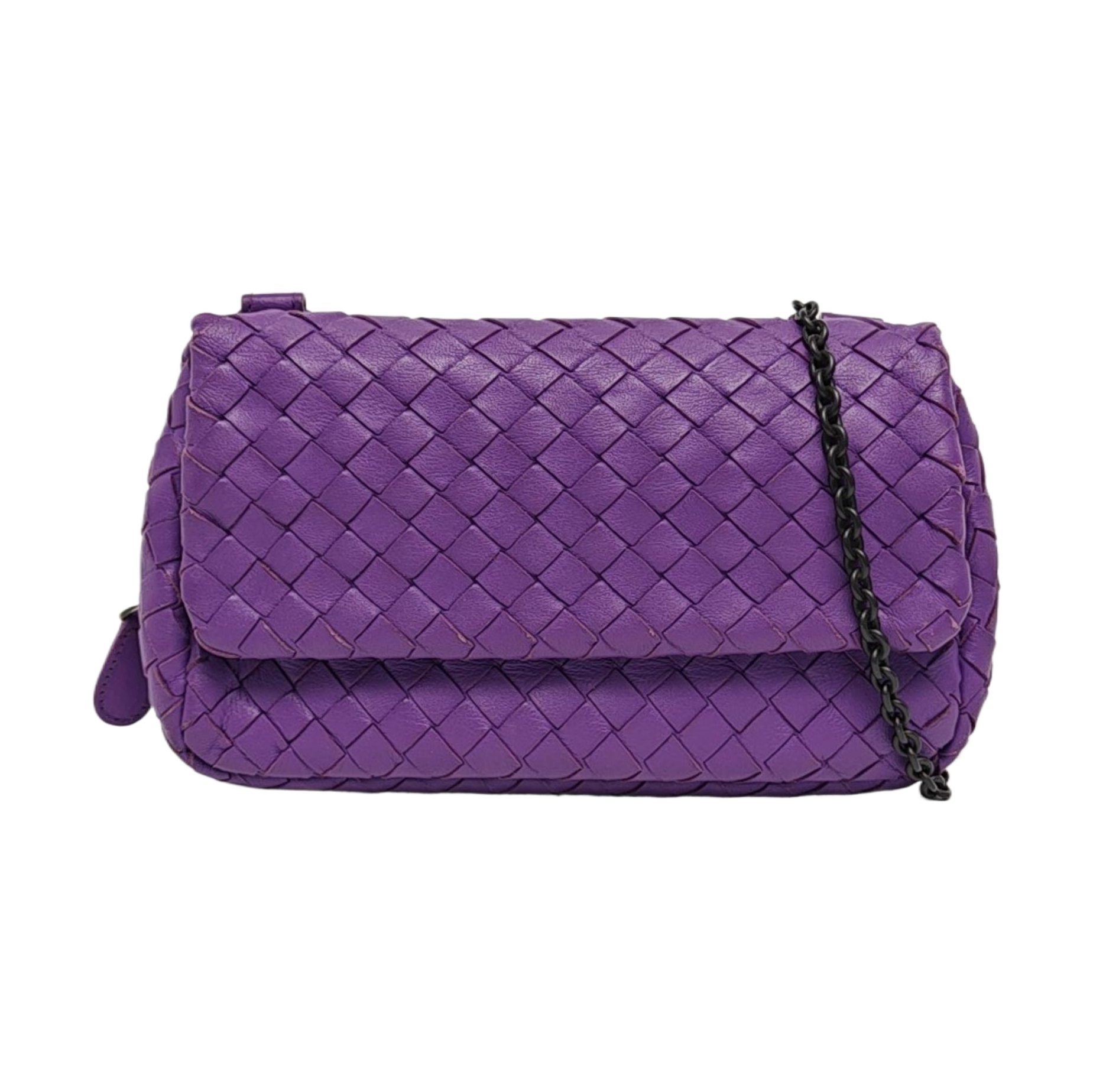 Authenticated pre-owned  Olimpia Lambskin Purple - Shoulder Bag at Looply