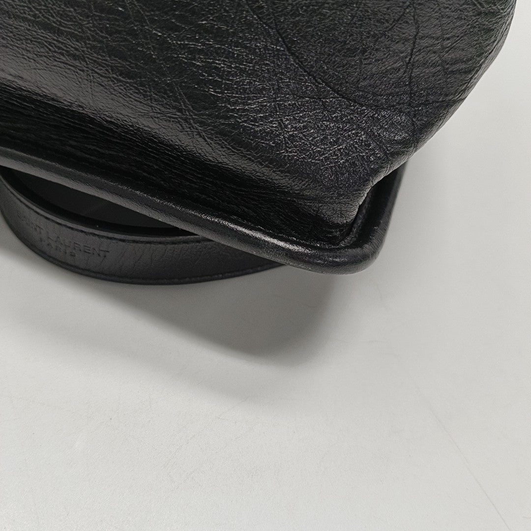 NIKI Medium Chevron Suede Black