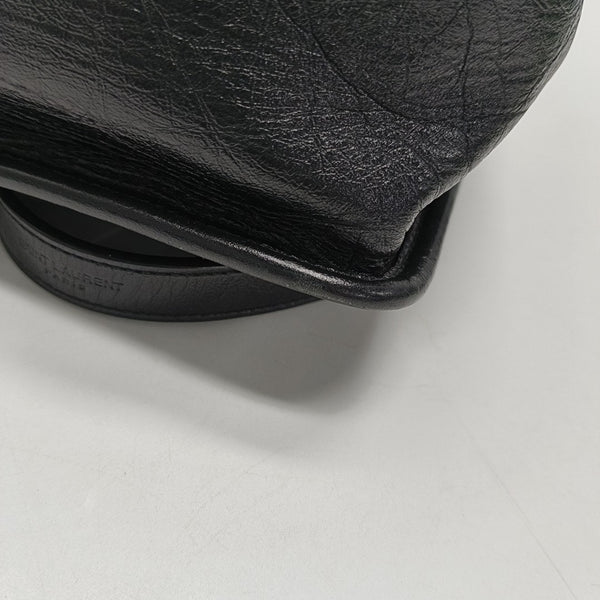 NIKI Medium Chevron Suede Black