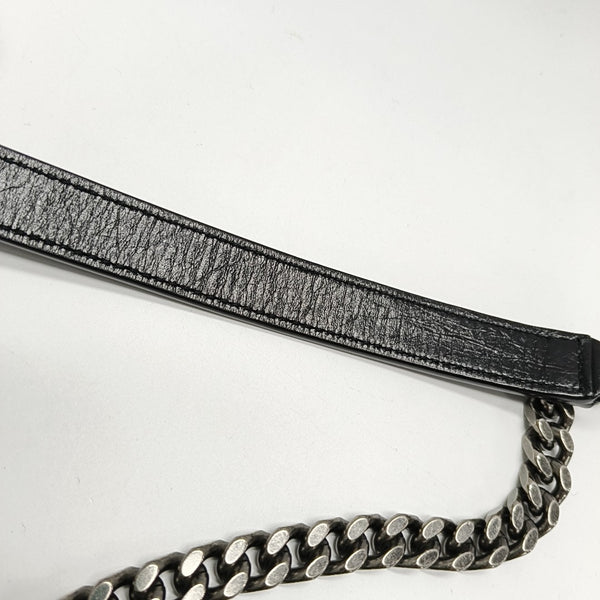 NIKI Medium Chevron Suede Black