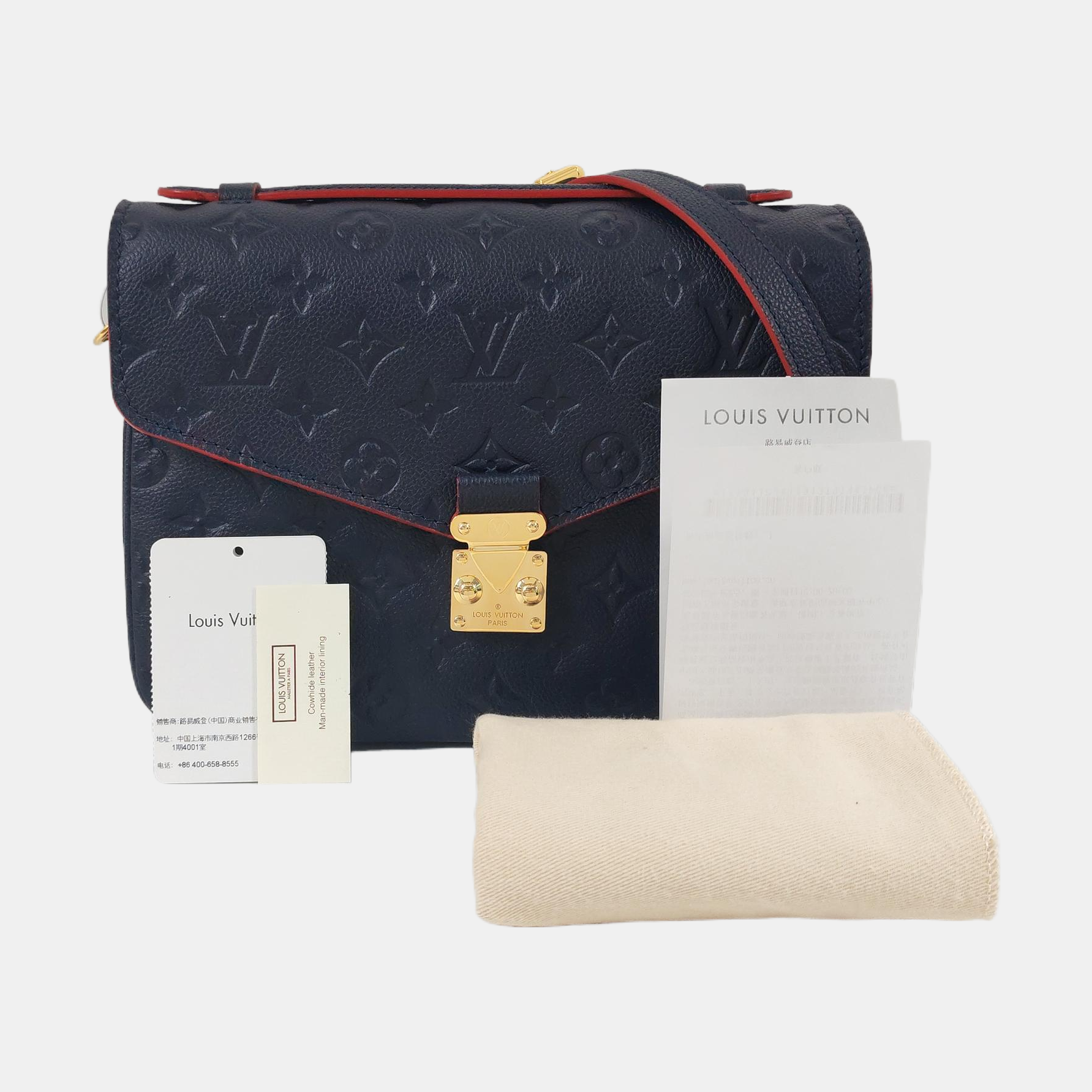 Authenticated pre-owned  Métis MM Calfskin Blue - Shoulder Bag at Looply