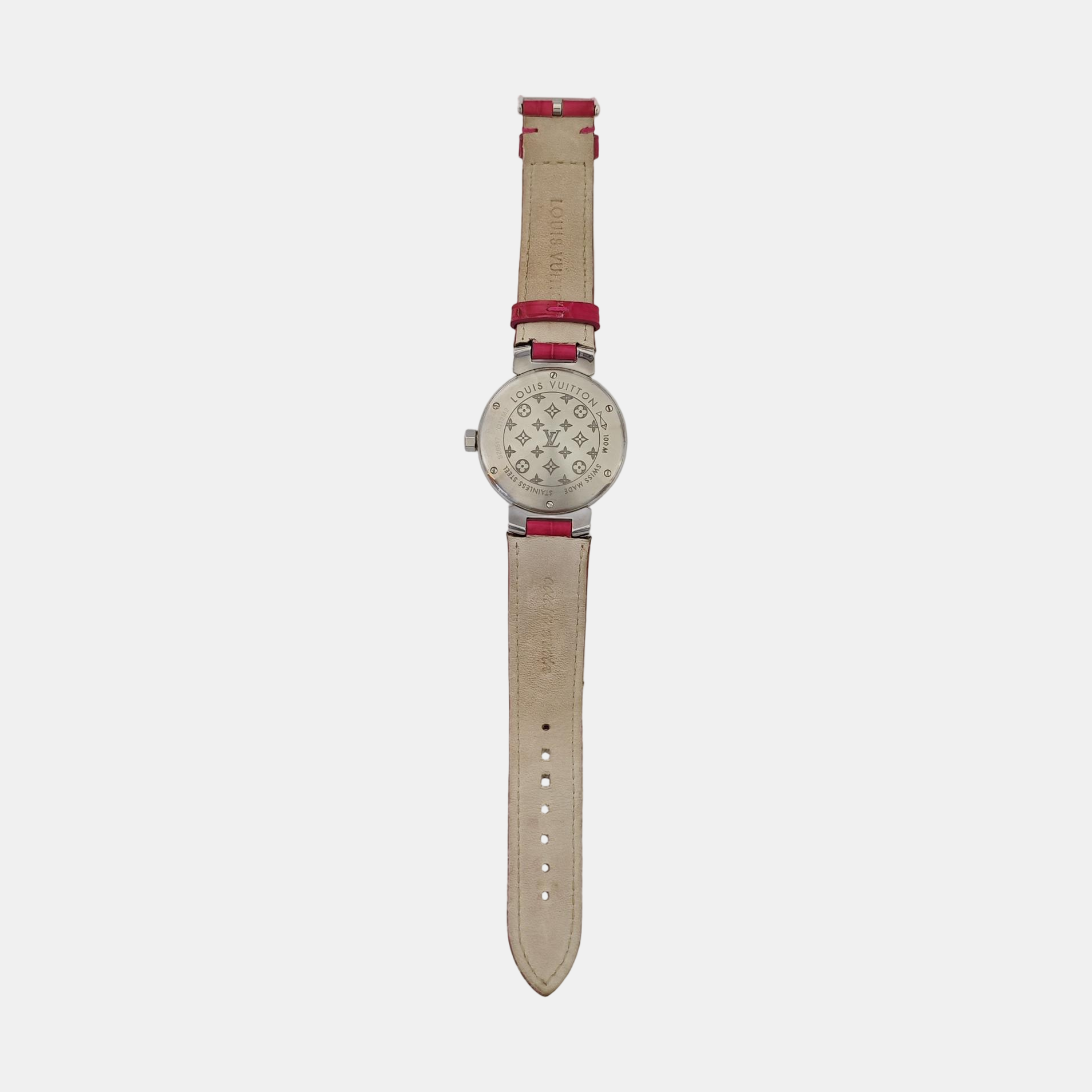 Tambour Glamour 34mm Red Quartz Watch