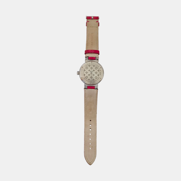 Tambour Glamour 34mm Red Quartz Watch