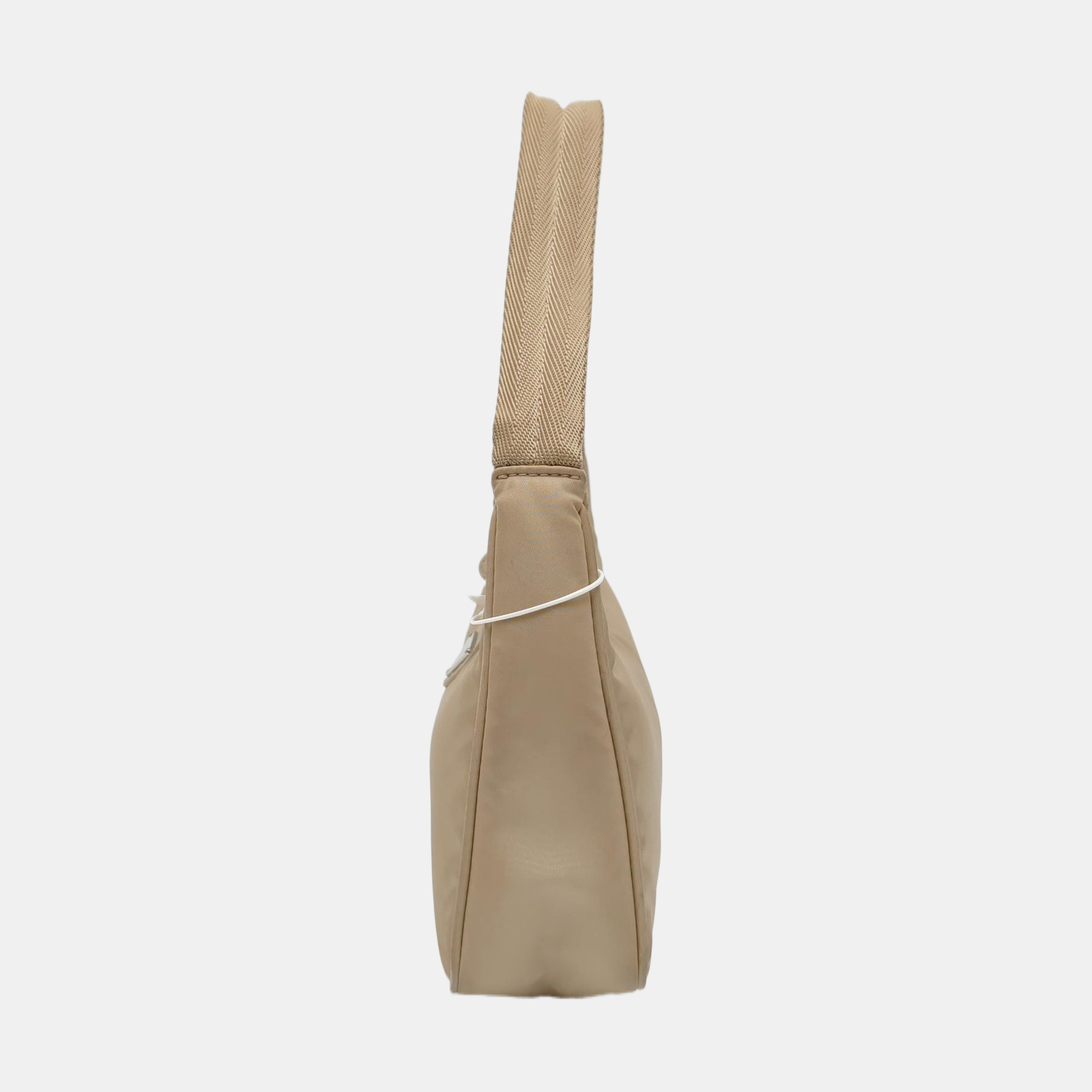 Authenticated pre-owned  Reedition2000 Mini Nylon Beige - Top Handle Bag at Looply