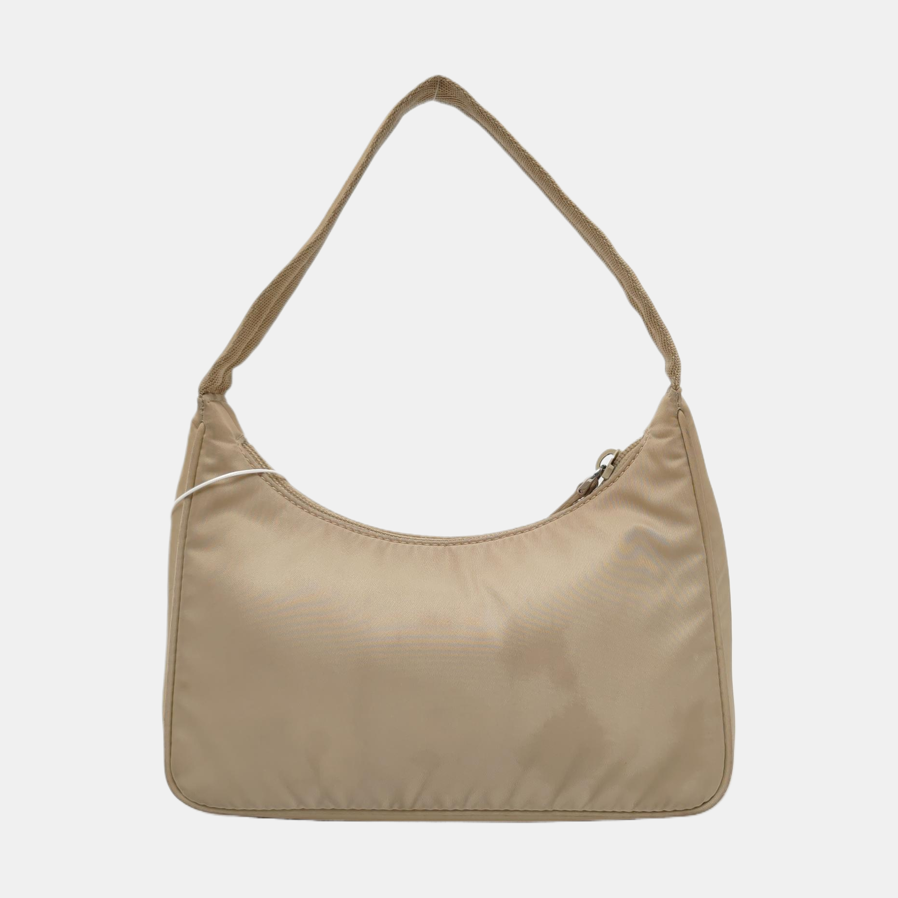 Authenticated pre-owned  Reedition2000 Mini Nylon Beige - Top Handle Bag at Looply