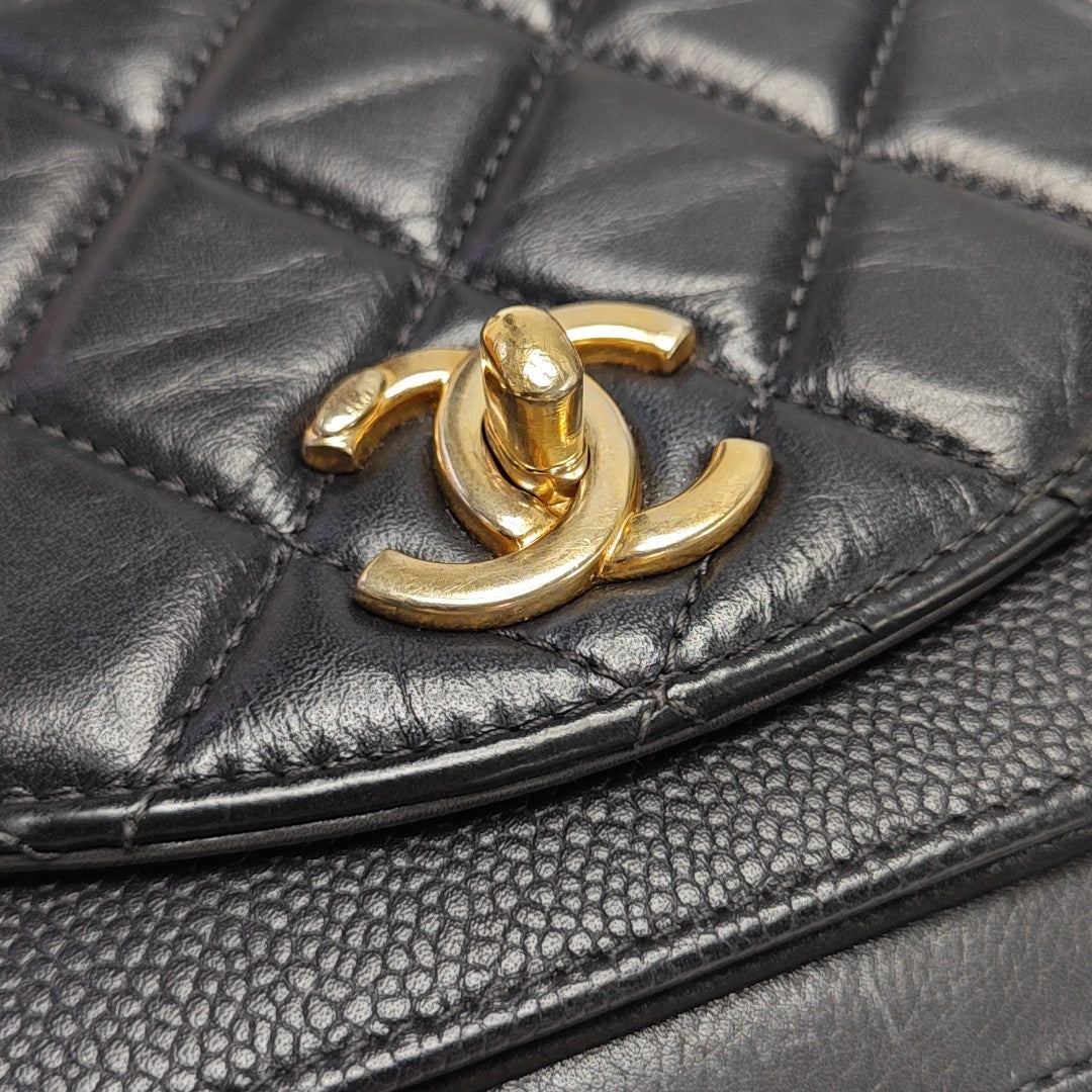 Quilted Calfskin Gray