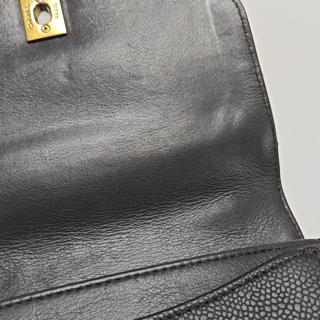 Quilted Calfskin Gray