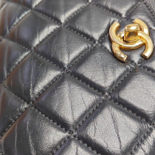 Quilted Calfskin Gray