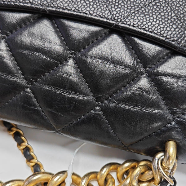 Quilted Calfskin Gray