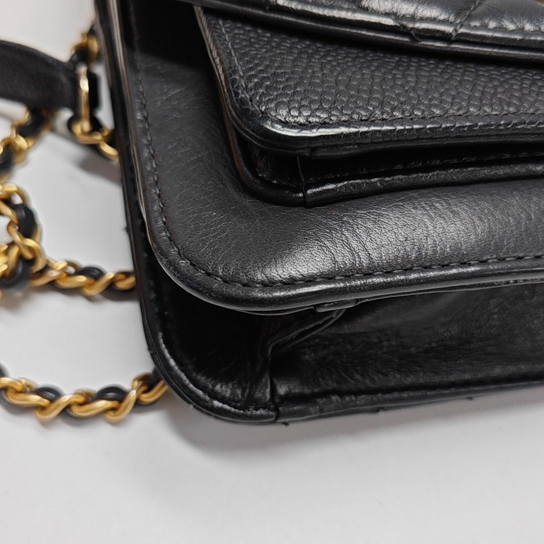 Quilted Calfskin Gray