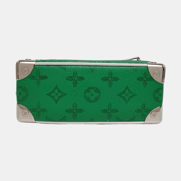 SOFT TRUNK Mini Monogram Coated Canvas Green
