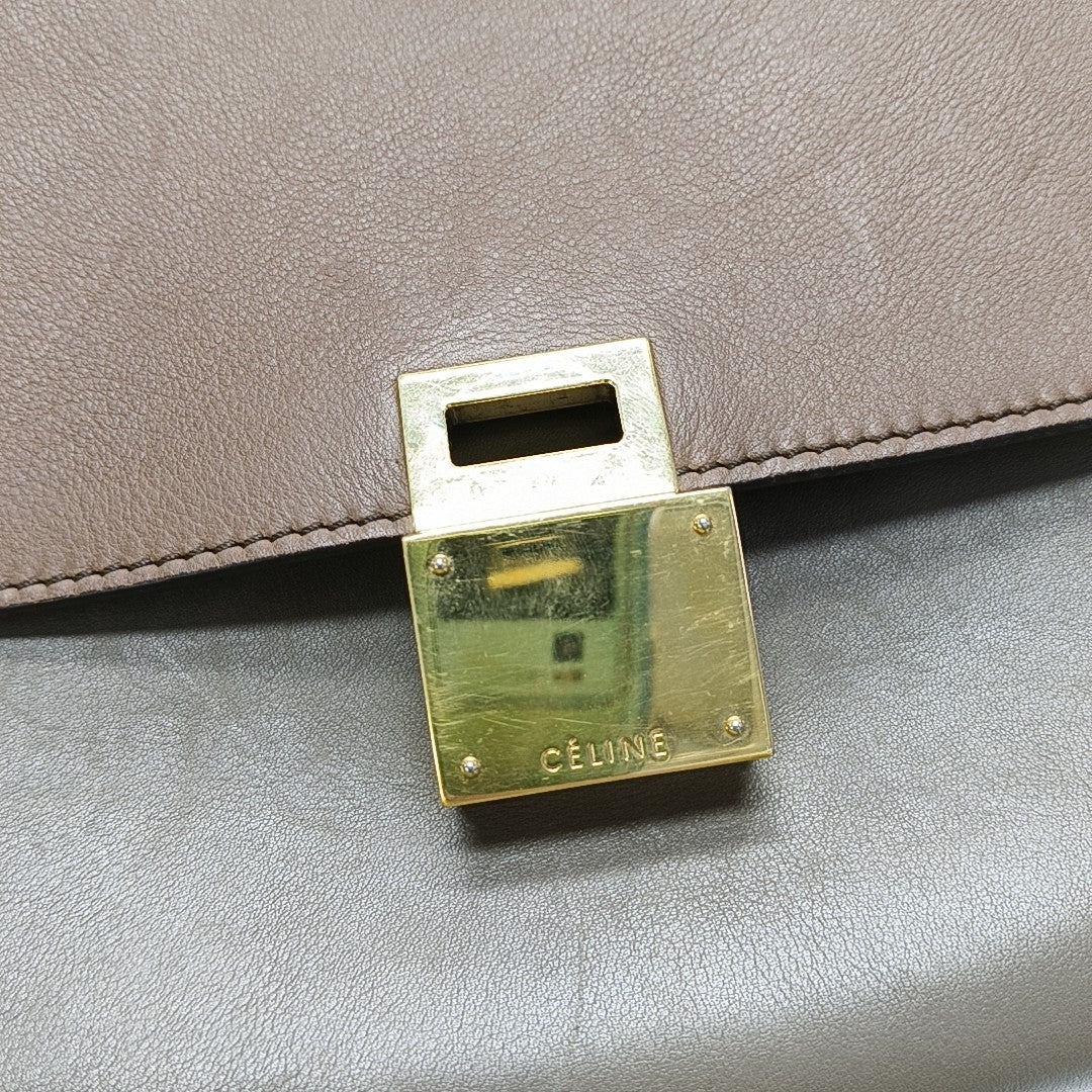 TRAPEZE Medium Calfskin Multicolor