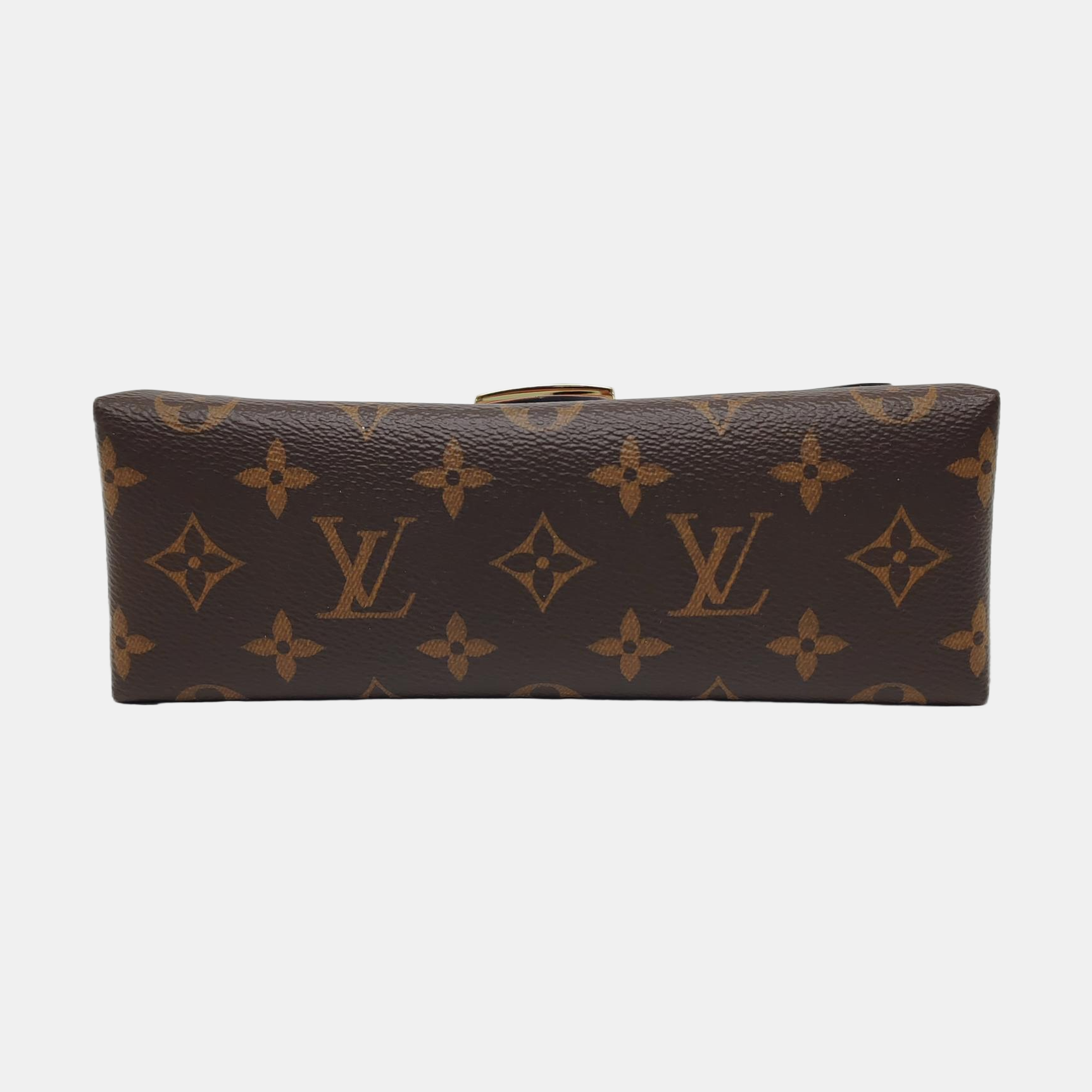 Authenticated pre-owned  Locky BB Monogram Coated Canvas Brown - Shoulder Bag at Looply