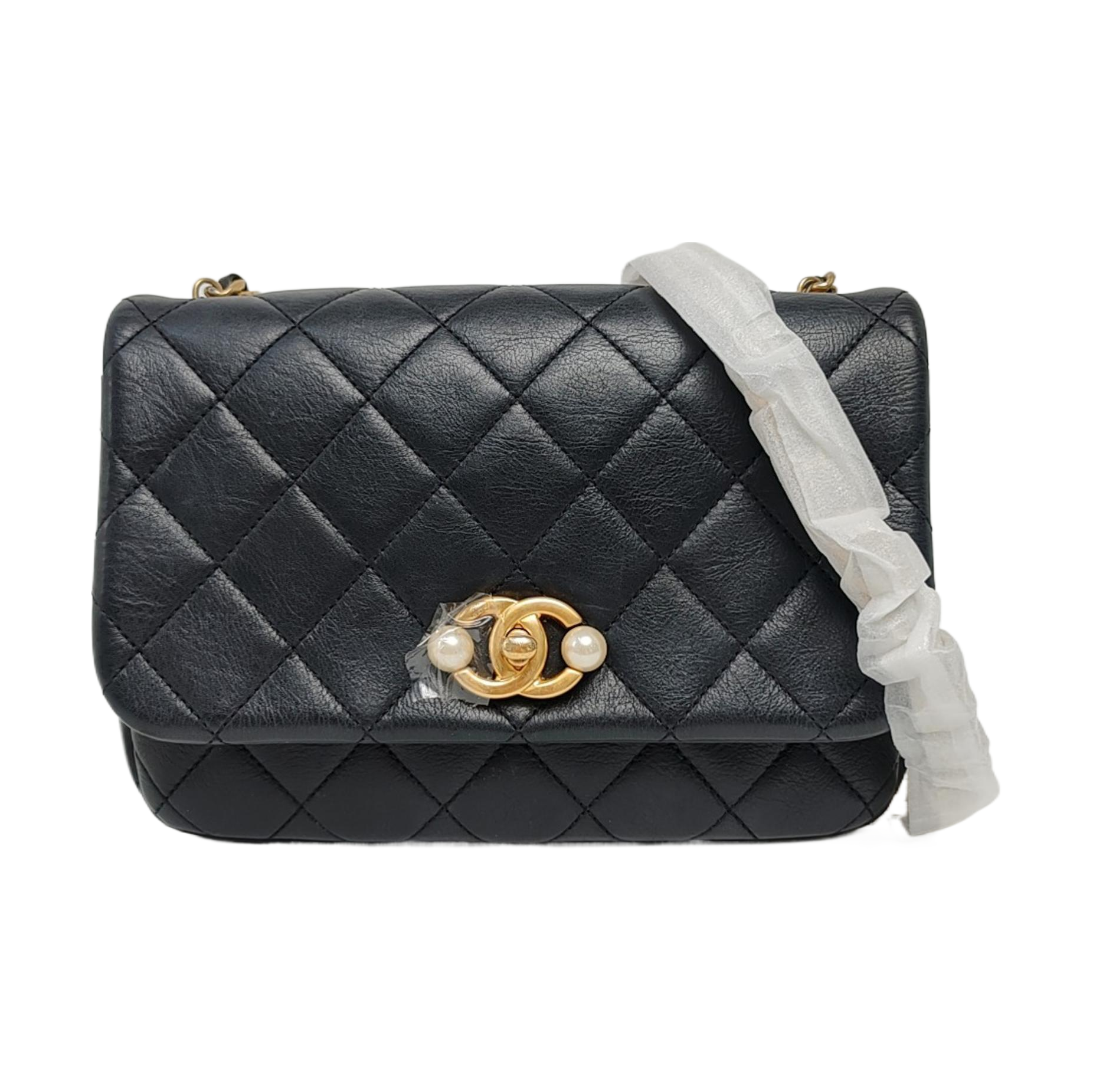 Quilted Calfskin Black