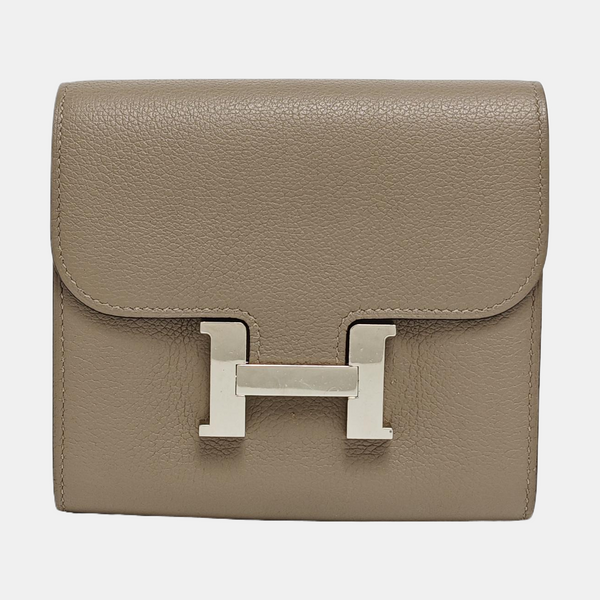 Authenticated pre-owned  Constance Evercolor Gray Wallet - Wallet at Looply