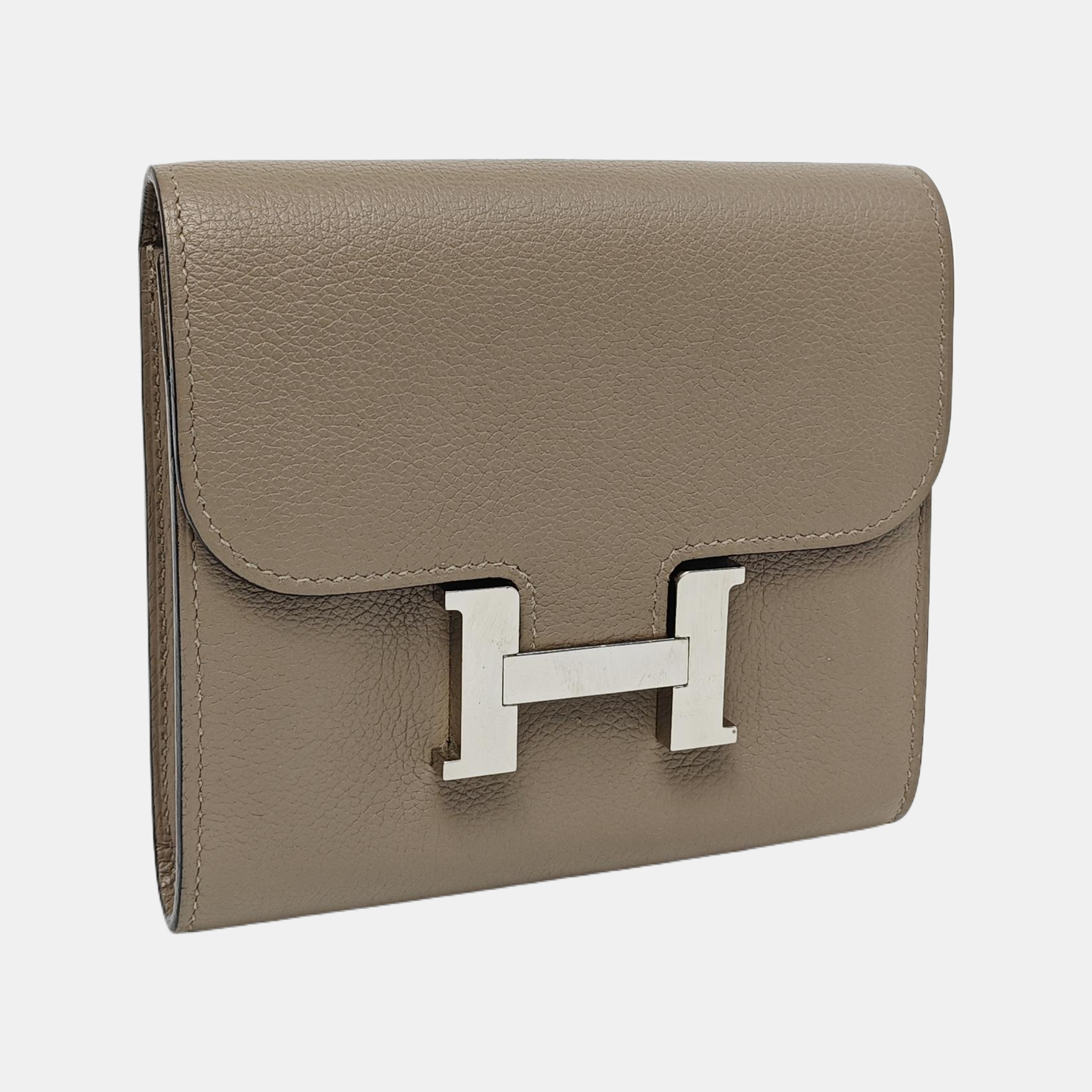 Authenticated pre-owned  Constance Evercolor Gray Wallet - Wallet at Looply