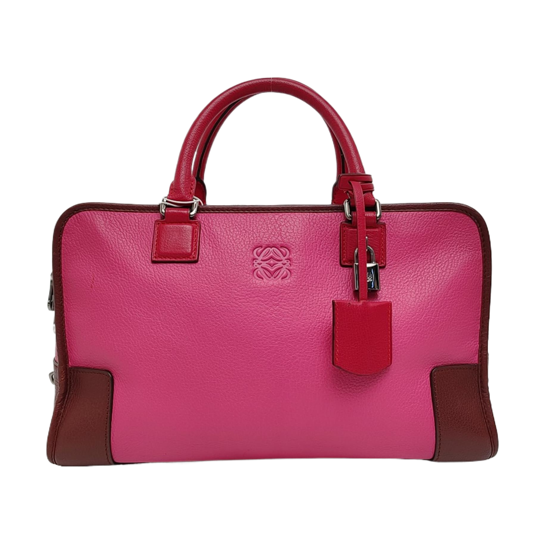 Authenticated pre-owned  Amazona Calfskin Pink - Top Handle Bag at Looply