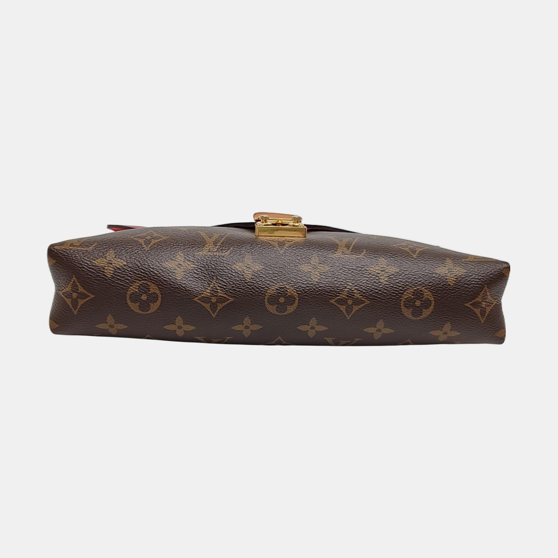 Authenticated pre-owned  Pallas Monogram Coated Canvas Brown - Shoulder Bag at Looply