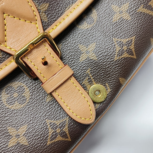 DIANE Monogram Coated Canvas Brown