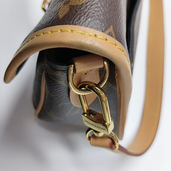 DIANE Monogram Coated Canvas Brown