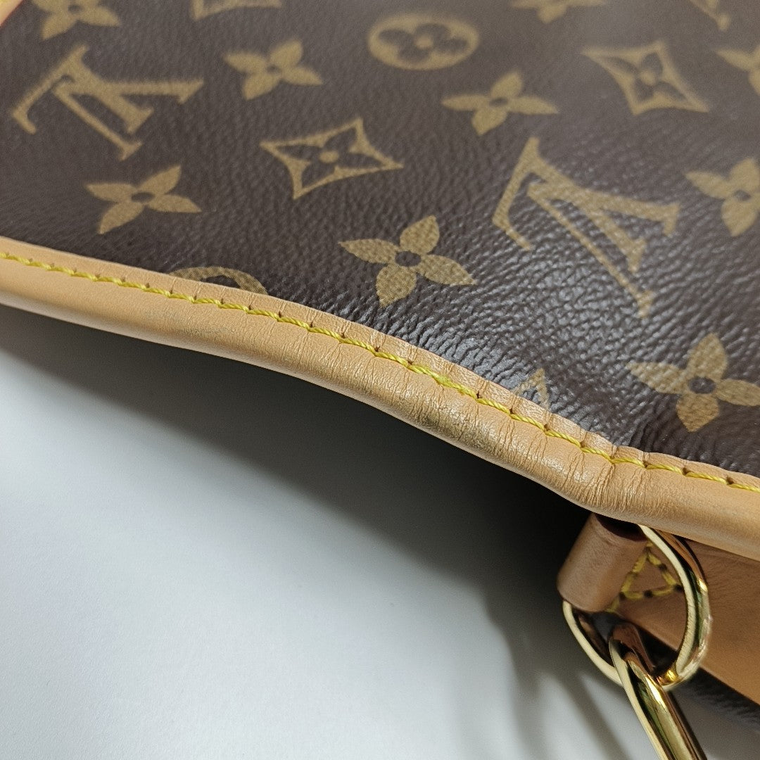 DIANE Monogram Coated Canvas Brown