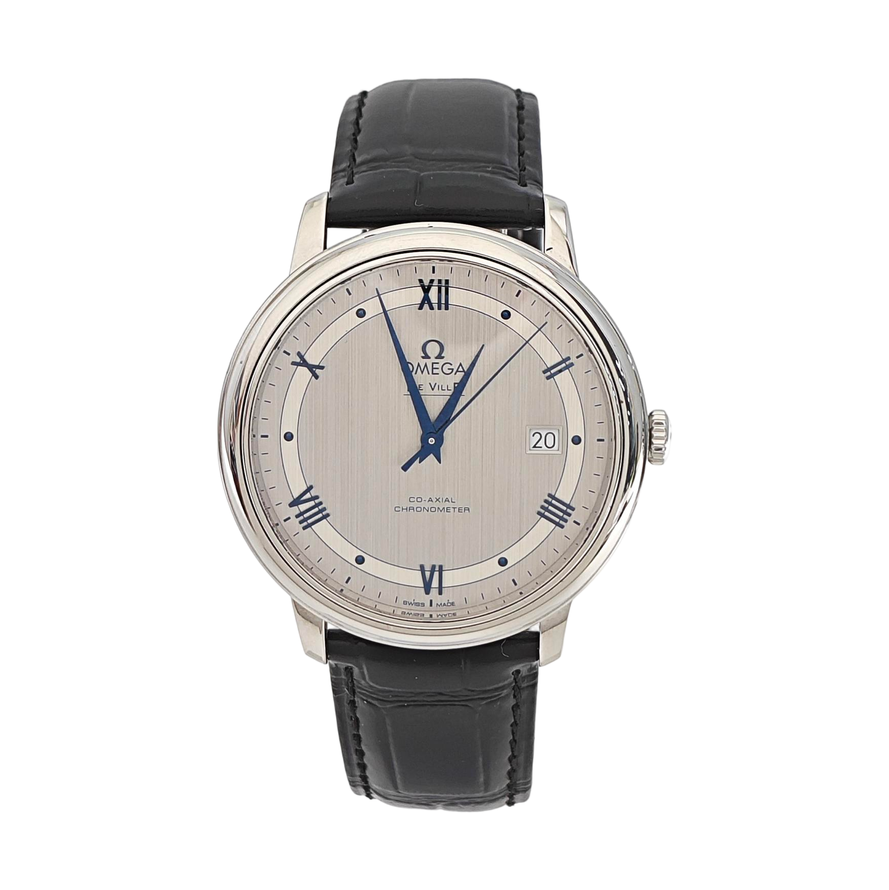 DE VILLE 39.5mm Silver Automatic Watch