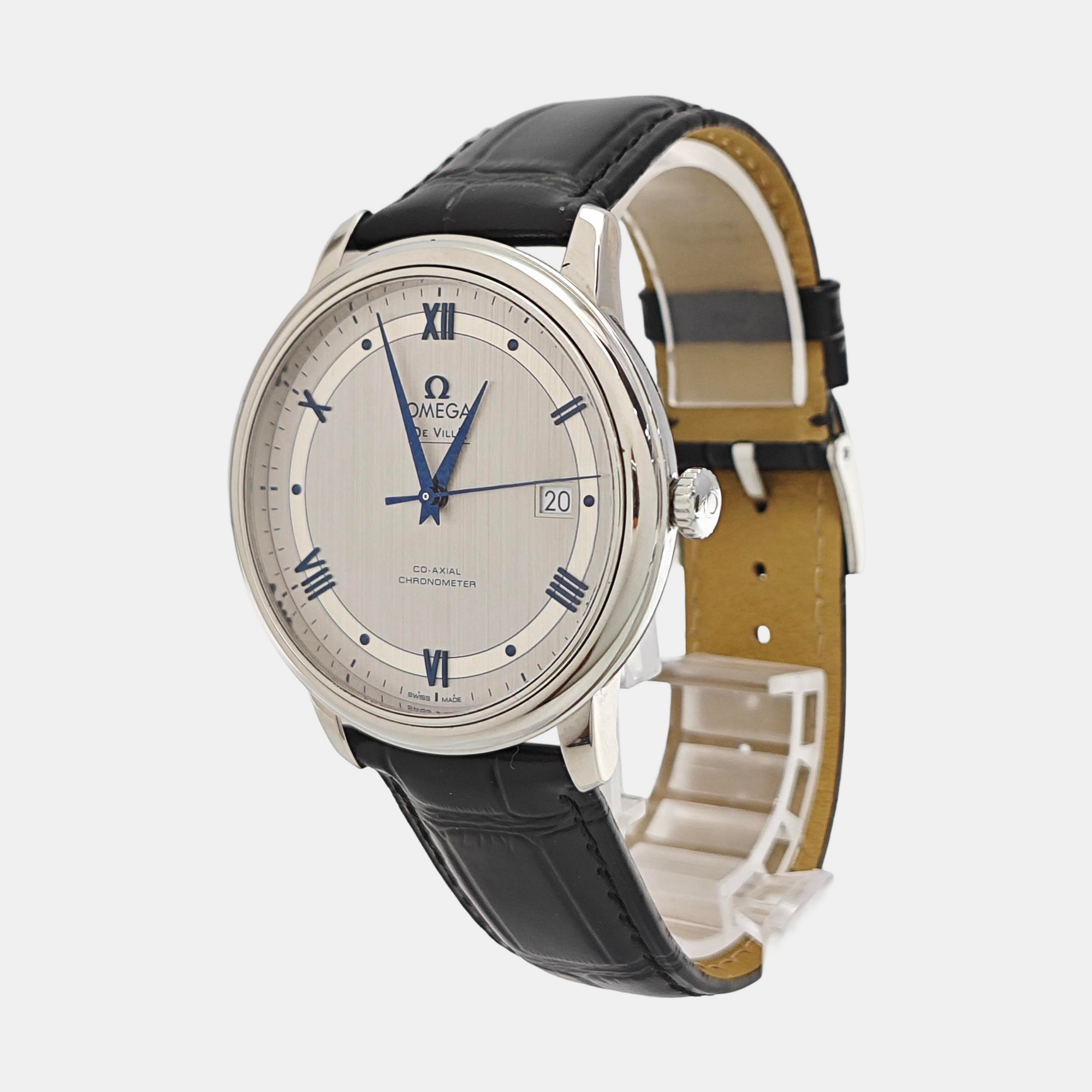 DE VILLE 39.5mm Silver Automatic Watch