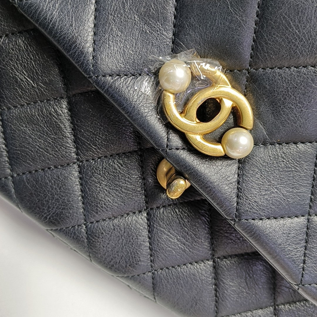Quilted Calfskin Black