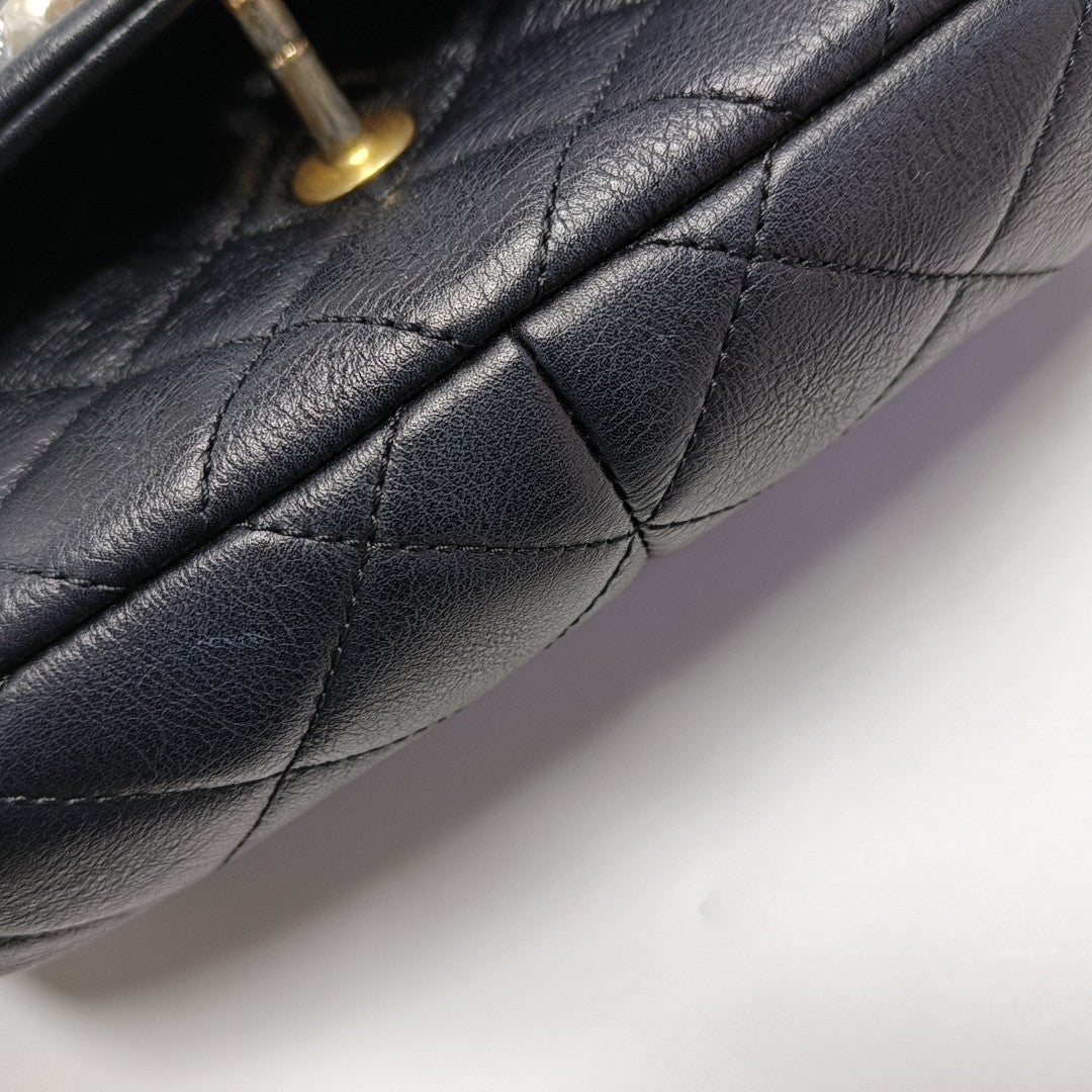 Quilted Calfskin Black
