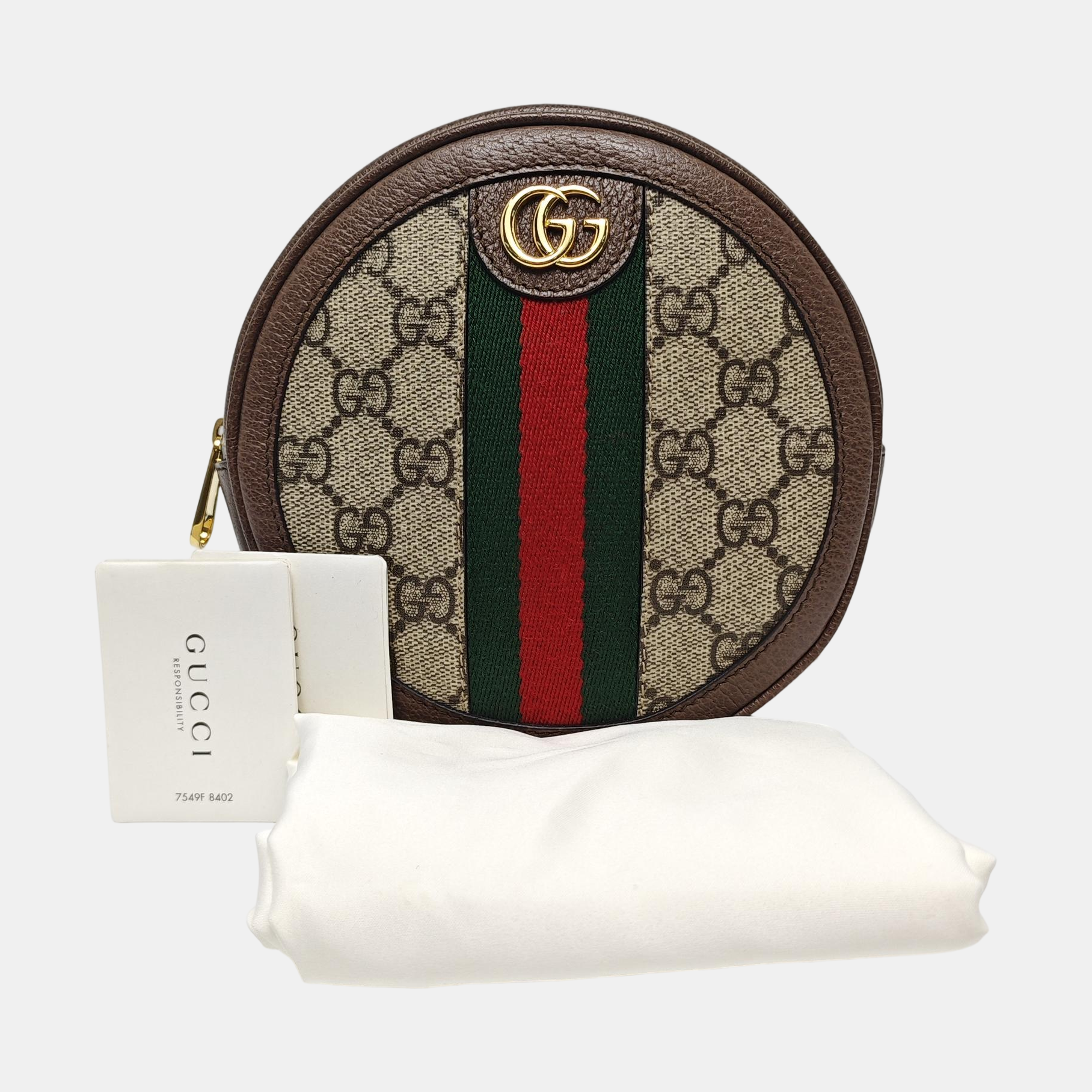 Authenticated pre-owned  Ophidia Small Monogram Coated Canvas Beige - Backpack at Looply