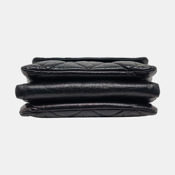 Ginny Quilted Calfskin Black