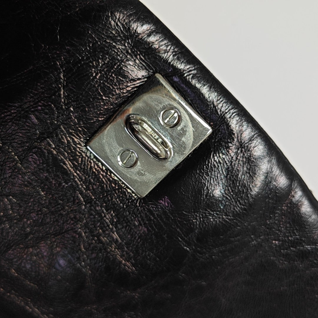 Ginny Quilted Calfskin Black