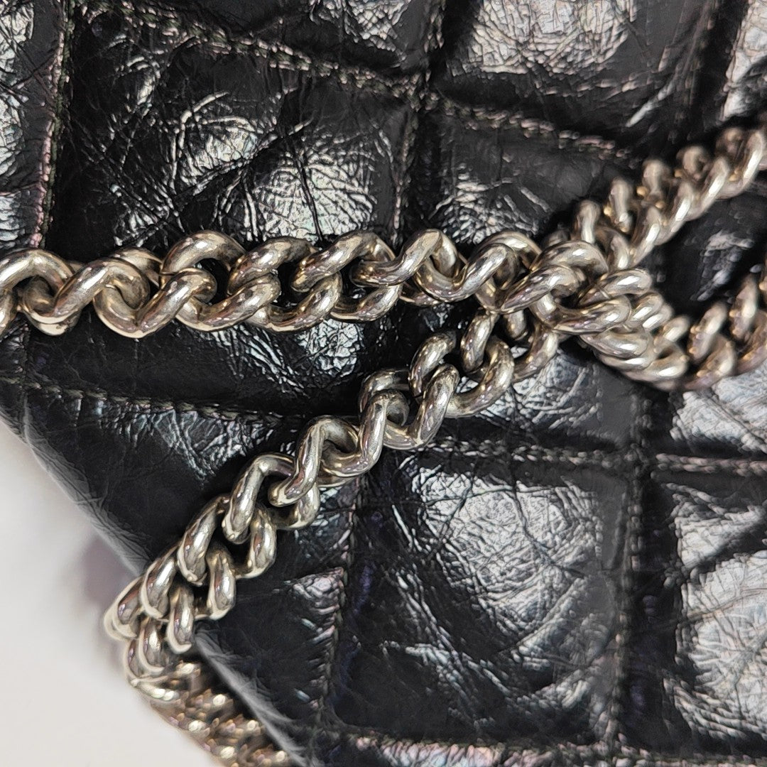 Ginny Quilted Calfskin Black