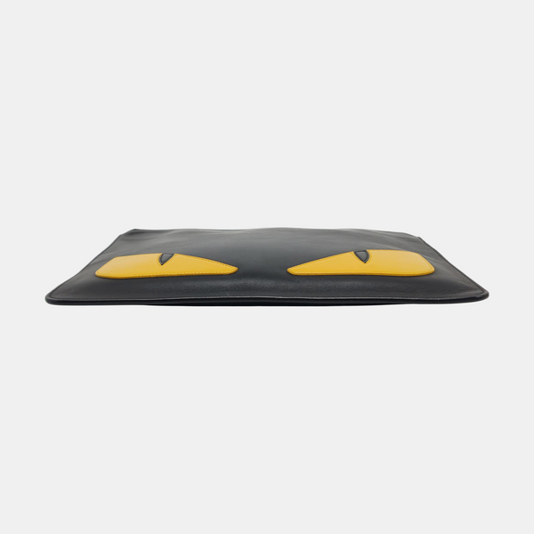 Authenticated pre-owned  Monster Calfskin Black - Clutch at Looply