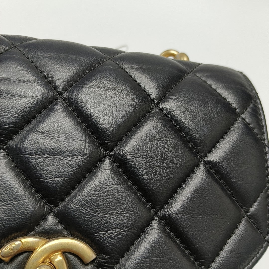 Quilted Calfskin Black