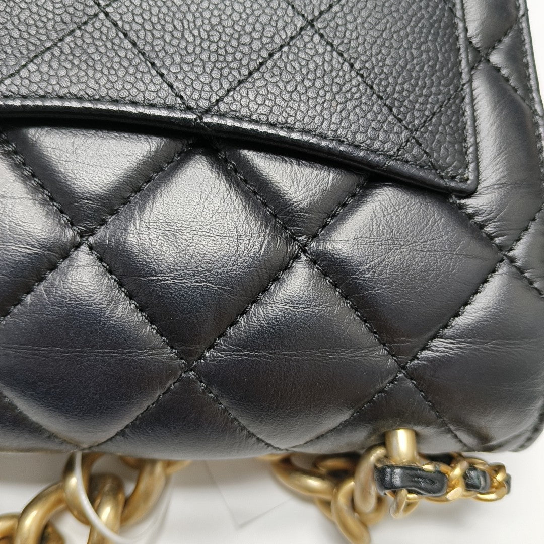 Quilted Calfskin Black