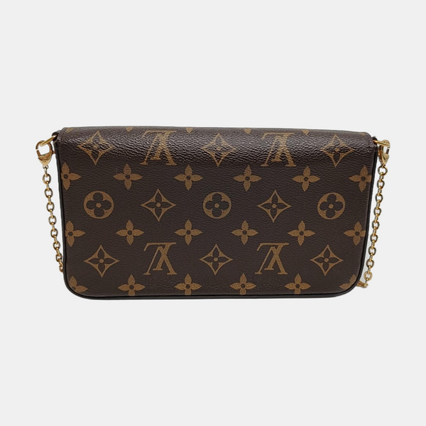 Authenticated pre-owned  Félicie Coated Canvas Brown - Shoulder Bag at Looply