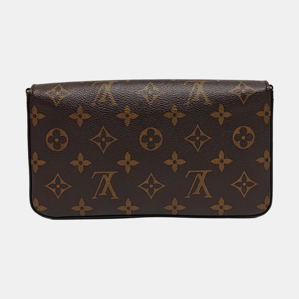 Authenticated pre-owned  Félicie Monogram Coated Canvas Brown - Shoulder Bag at Looply