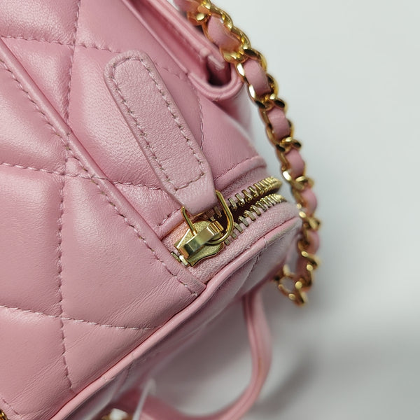 Quilted Lambskin Pink