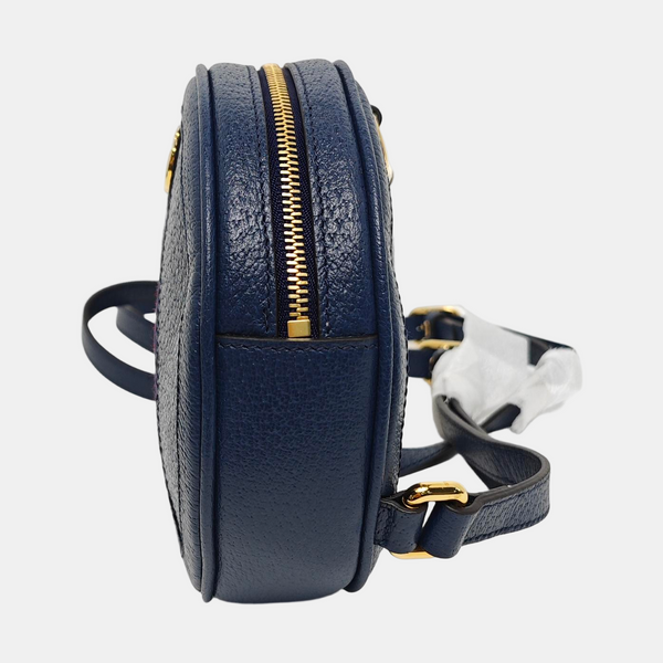 Authenticated pre-owned  Ophidia Small Calfskin Blue - Backpack at Looply