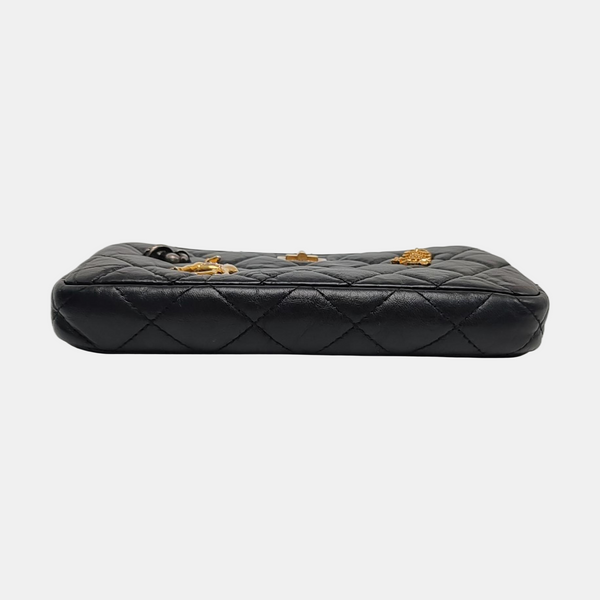 Authenticated pre-owned  2.55 Quilted Calfskin Black - Shoulder Bag at Looply