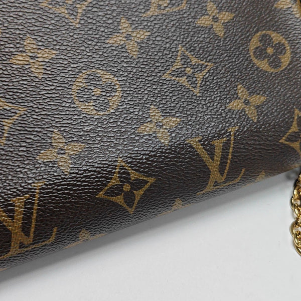Authenticated pre-owned  Félicie Coated Canvas Brown - Shoulder Bag at Looply