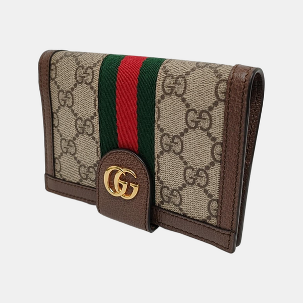 Authenticated pre-owned  Ophidia Monogram Coated Canvas Beige Wallet - Wallet at Looply