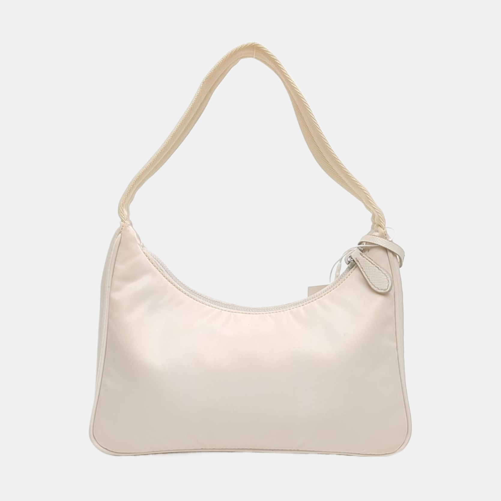 Authenticated pre-owned  Re-Edition2000 Mini Nylon White - Top Handle Bag at Looply
