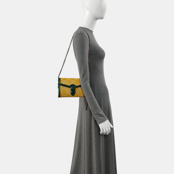 Authenticated pre-owned  Dionysus Super Mini Monogram Calfskin Yellow - Shoulder Bag at Looply