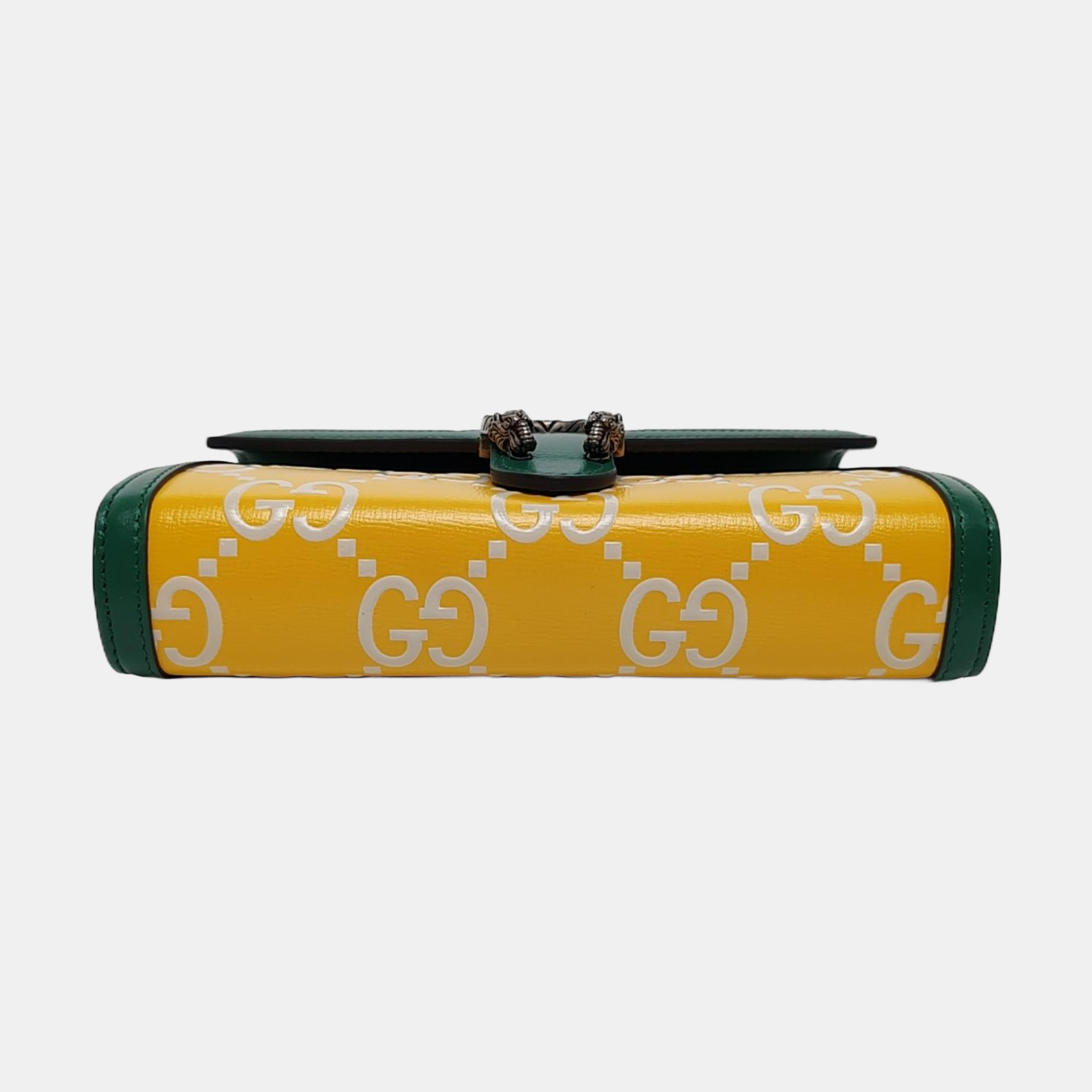 Authenticated pre-owned  Dionysus Super Mini Monogram Calfskin Yellow - Shoulder Bag at Looply