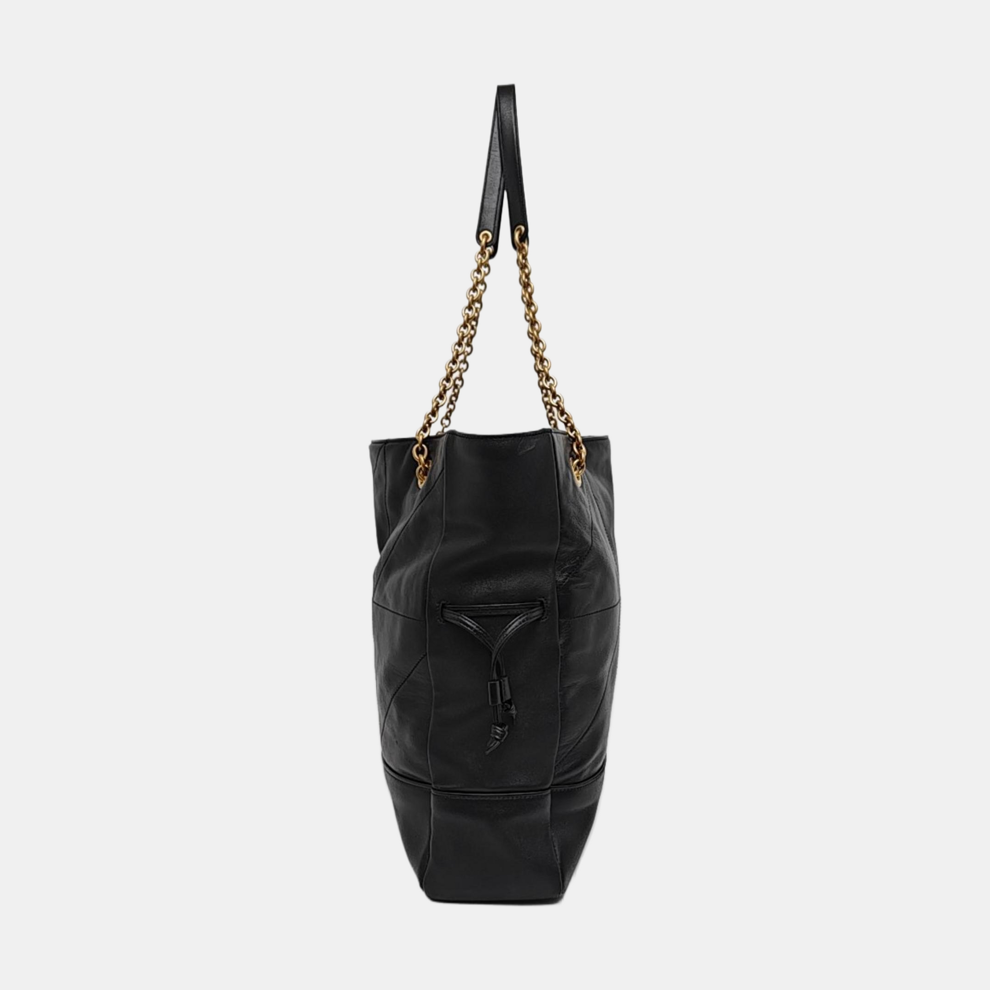 JAMIE SHOPPING Quilted Lambskin Black